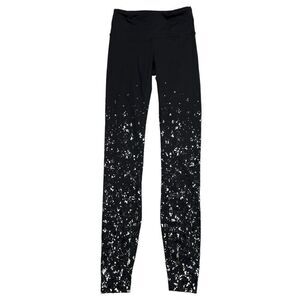 Lululemon Speed Wunder Tight 28" Speckle Shine Black Size 2